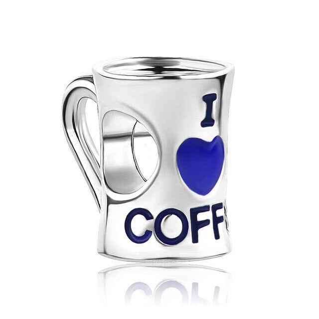 Taza I Love Coffee Azul Charm