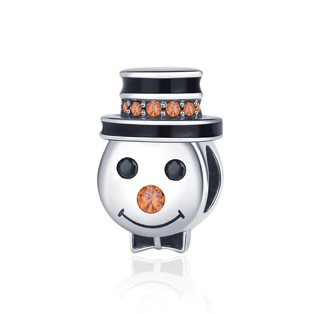 Cabeza De Muñeco De Nieve Charm