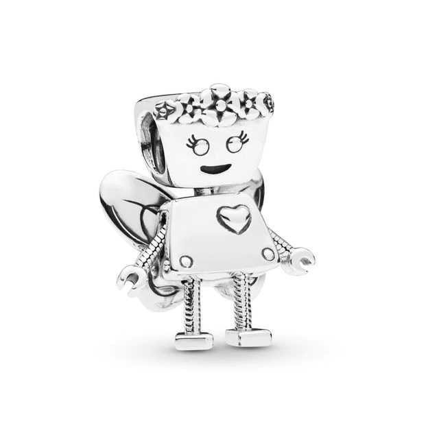 Robot Mujer Mariposa Charm