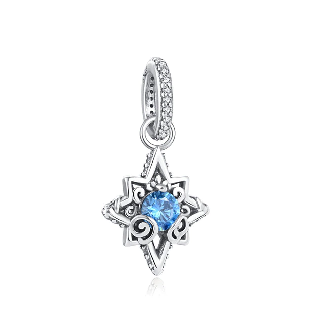 Estrella Diamante Azul Charm