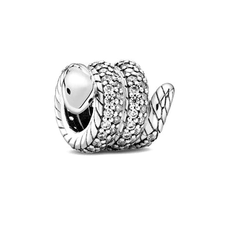 Serpiente Plateada Charm