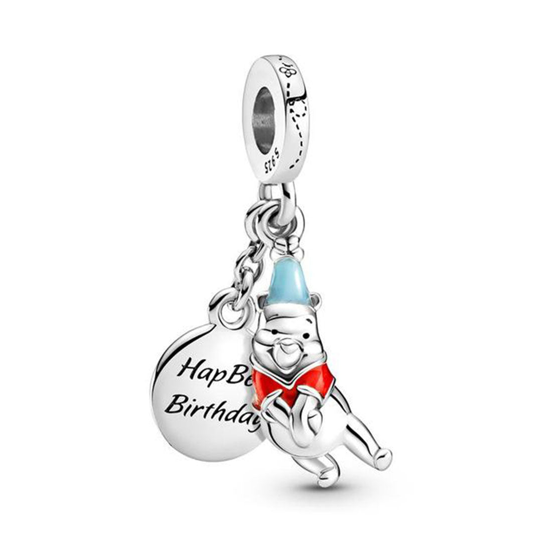 Winnie Pooh Hap Bee Birthday Disney Charm