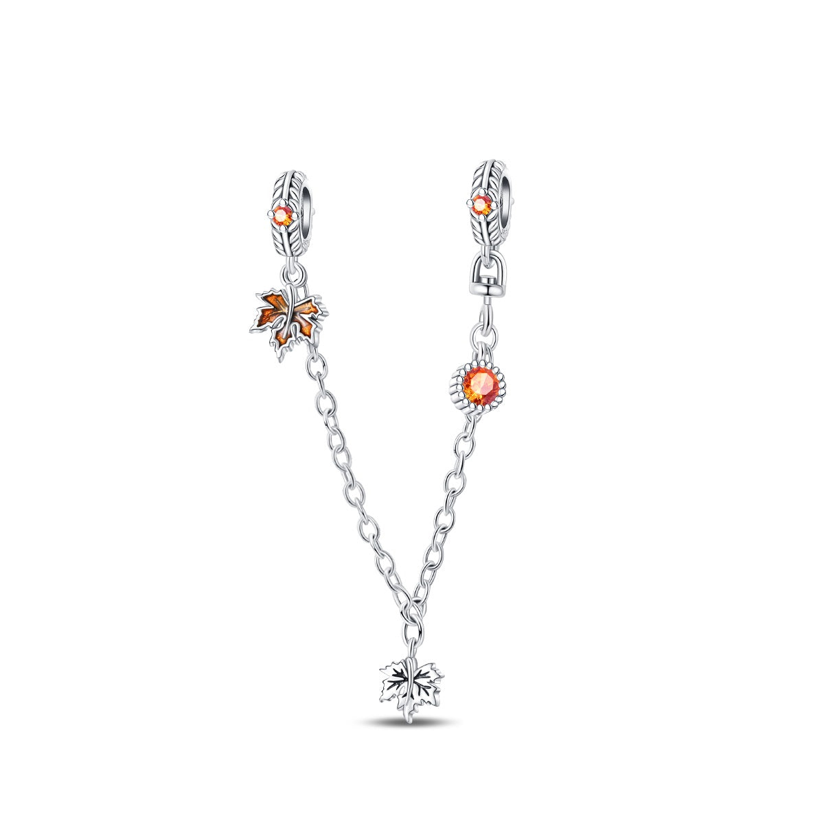 CADENA DE SEGURIDAD HOJAS DE OTOÑO Y SOL