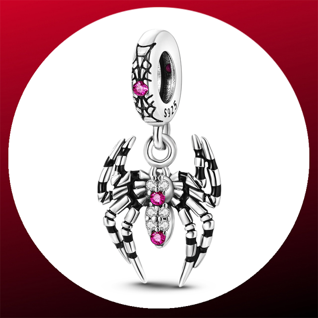 Araña Black Spider- Man Charm