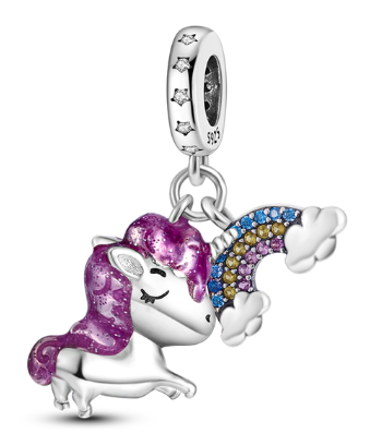 Unicornio Arcoiris Charm