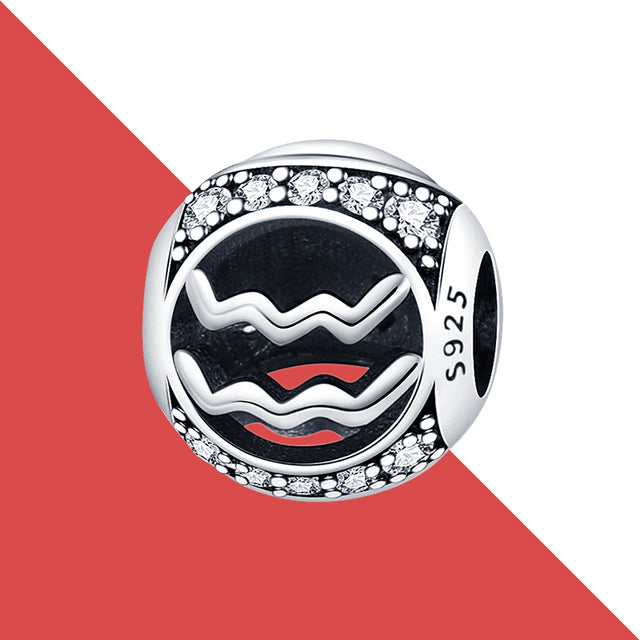 Signo Zodiacal Acuario Charm