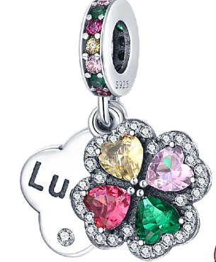 Trebol Colores Charm