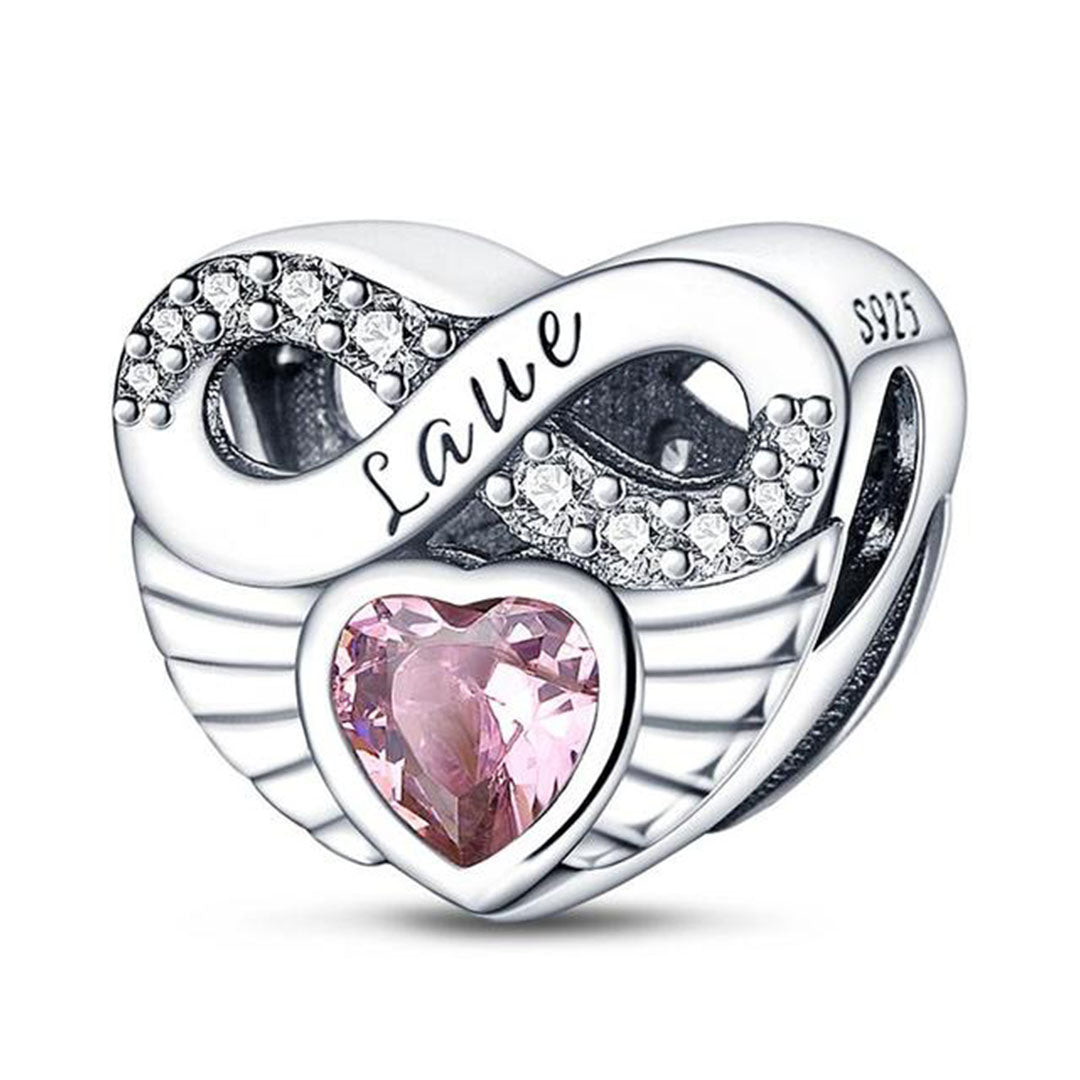 Infinito Corazón Laue Charm