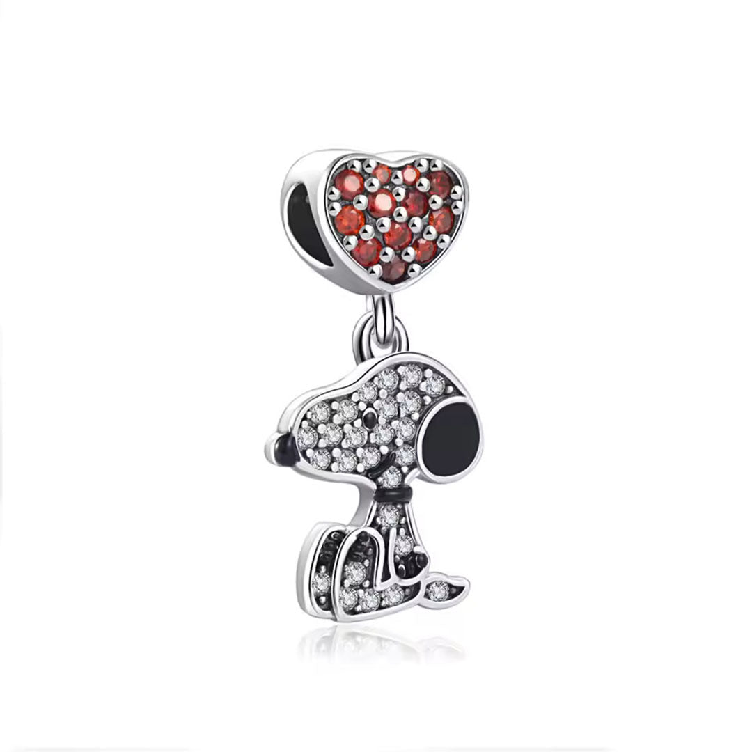 CHARMS SNOOPY CORAZON