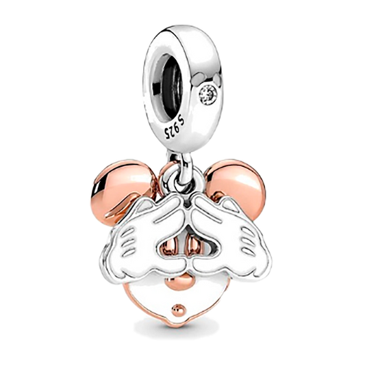 Cabeza Mickey Bonito Dorado Disney Charm