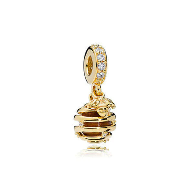 Panal De Abejas Dorado Charm