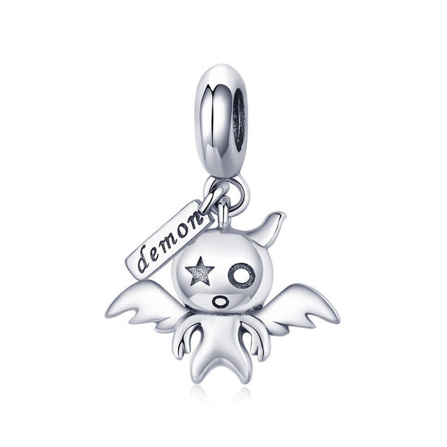 Demon Plateado Disney Charm