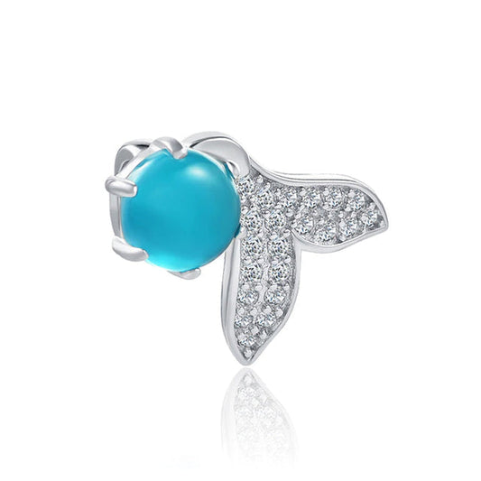 Aleta Con Diamante Charm