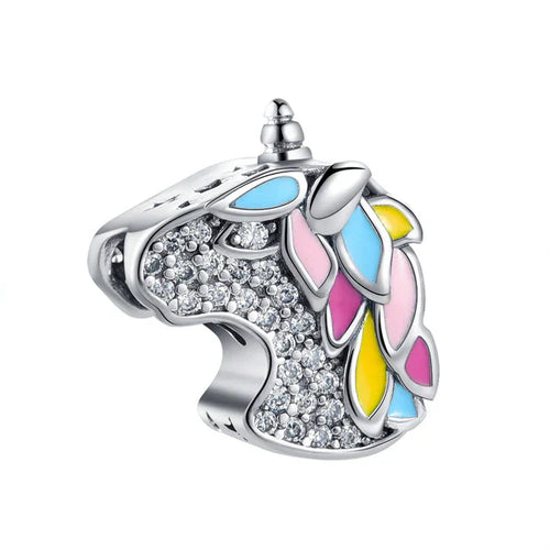 Unicornio Con Diamantes Charm
