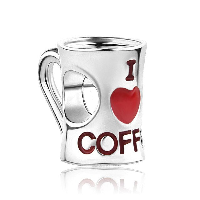 Taza I Love Coffee Charm