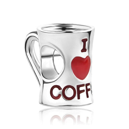 Taza I Love Coffee Charm