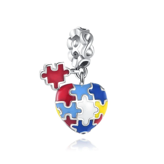 CorazÃ³n Rompecabezas Charm