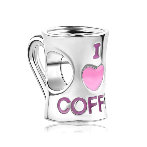 Taza I Love Coffee Rosa Charm