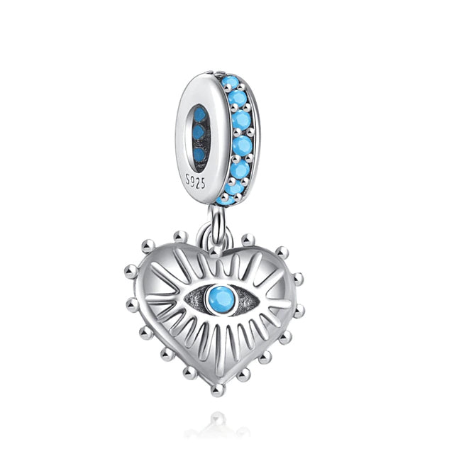 CorazÃ³n Con Ojo Turco Charm