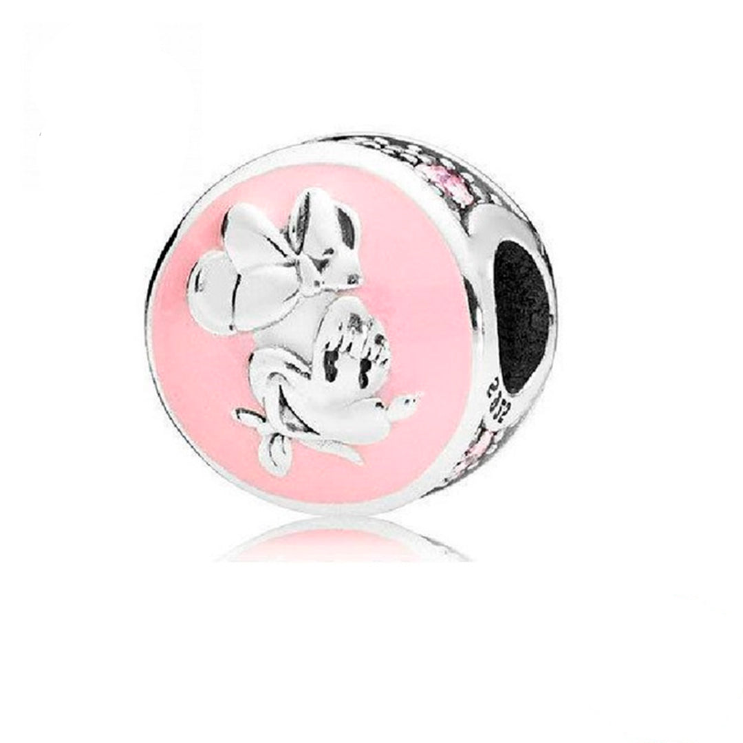 Minnie Fondo Rosa Disney Charm
