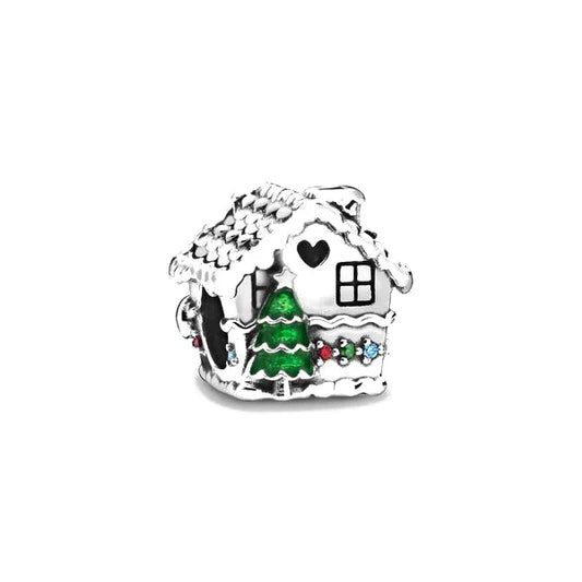 Mini Casa De Jengibre Navidad Charm