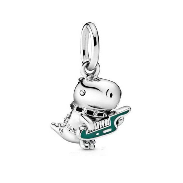 Dinosaurio Rockstar Charm