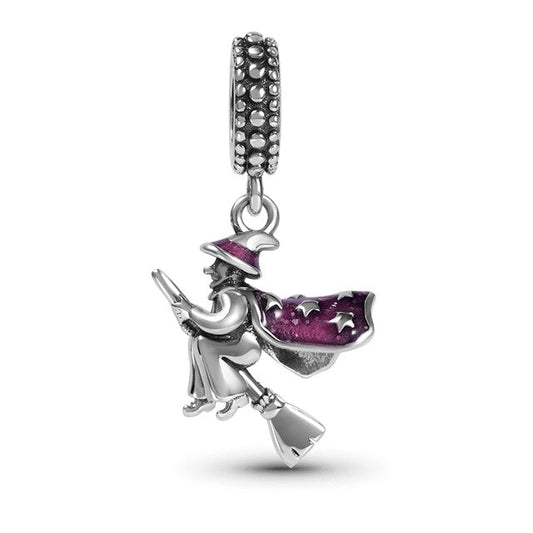 Bruja Con Escoba Charm