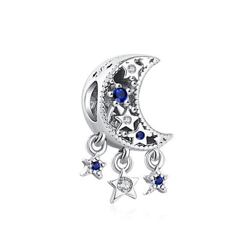 Luna Con Estrellas Charm
