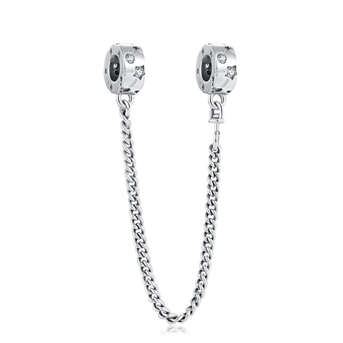 CADENA DE SEGURIDAD ESTRELLAS DIAMANTE