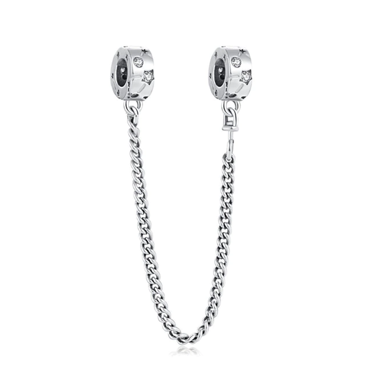 CADENA DE SEGURIDAD ESTRELLAS DIAMANTE