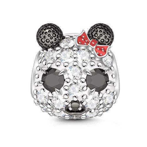 Panda De Diamantes Charm