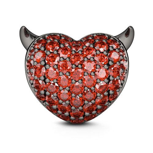 CorazÃ³n De Diamantes Devil Charm