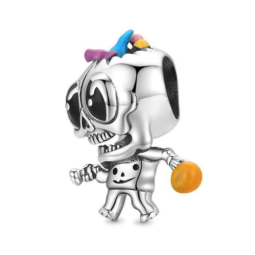 Calavera NiÃ±o Jugando Charm