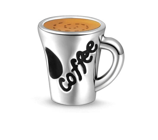 Taza Plateada Coffee Charm