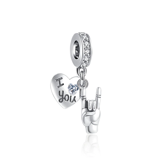 Mano Rock I Love You Charm