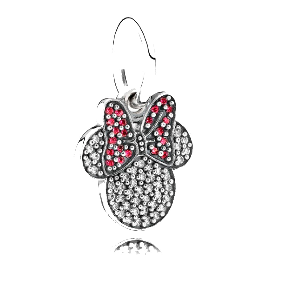 Minnie Diamantes Rosas Disney Charm