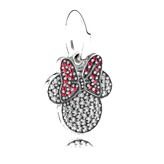 Minnie Diamantes Rosas Disney Charm