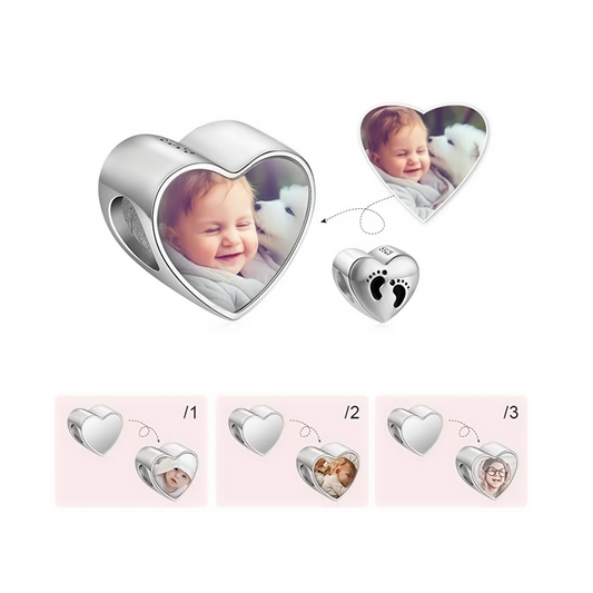 CHARM CORAZON BEBE PERSONALIZADO