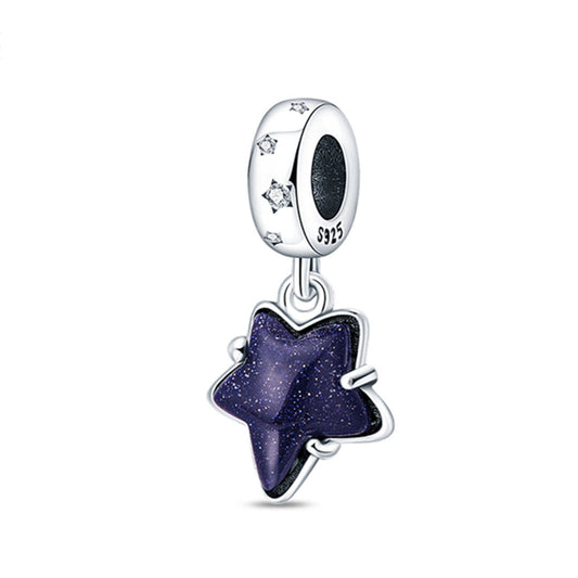 Estrella Morada Colgante Disney Charm