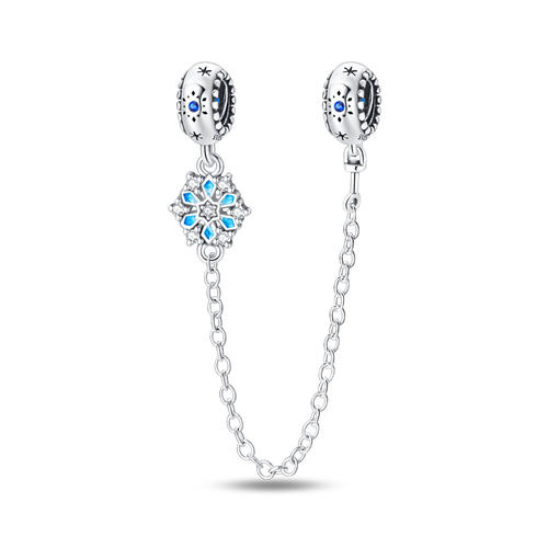 CADENA DE SEGURIDAD COPO DE DE NIEVE DIAMANTADO