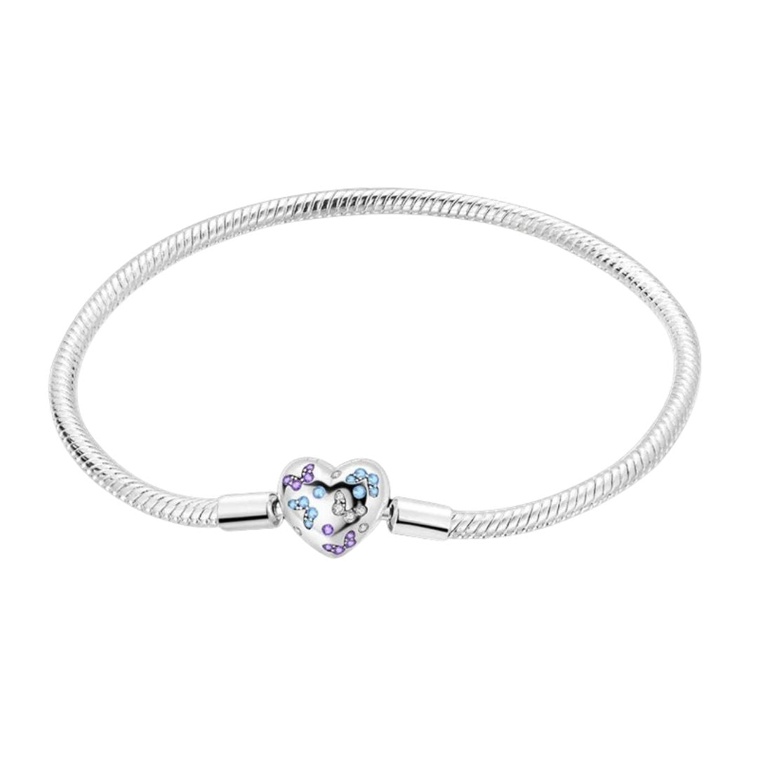 PULSERA CORAZON DE MARIPOSAS