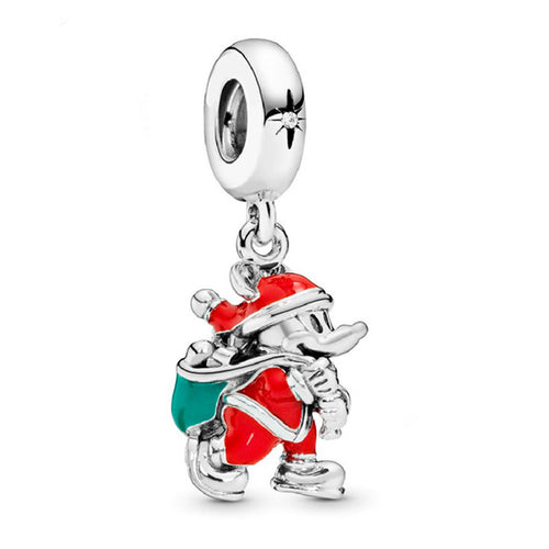 Santa Mickey Mouse Disney Charm