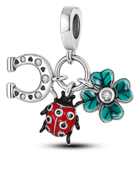 Catarina Trebol Herradura Charm