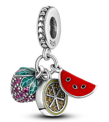 Fresa Sandia Naranja Charm