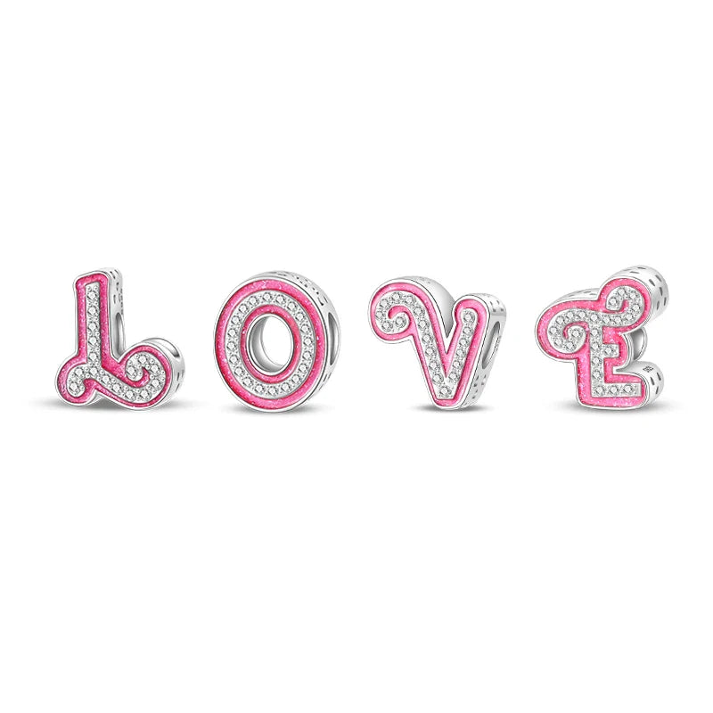Letras Barbie  Charm
