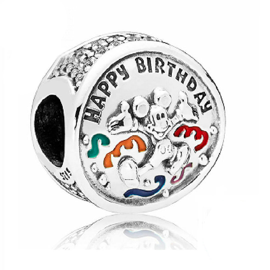 Mickey Mouse Happy Birthday Disney Charm