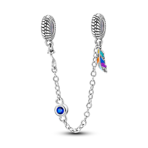 CADENA DE SEGURIDAD OJO TURCO & PLUMA