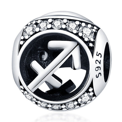 Signo Zodical Diamantado Charm