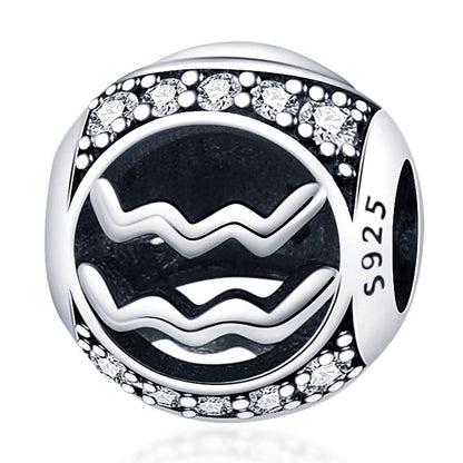 Signo Zodical Diamantado Charm