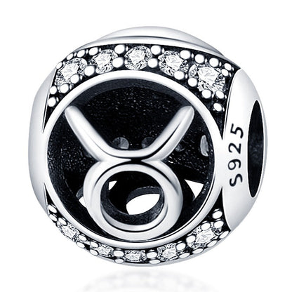 Signo Zodical Diamantado Charm